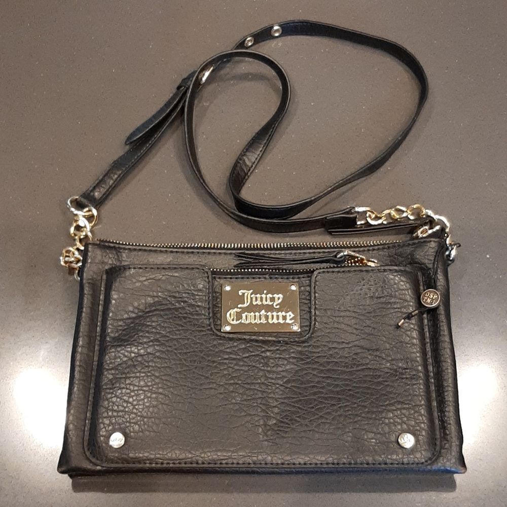 Juicy Couture Black Crossbody Bag/ Wristlet